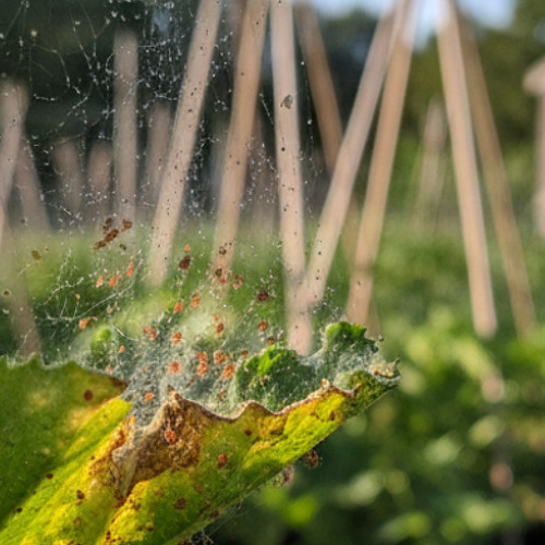 Pflanzensauna hilft gegen Spinnmilben